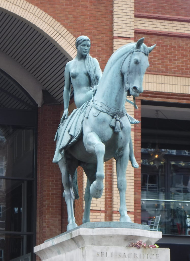 Naked Woman on Horse
