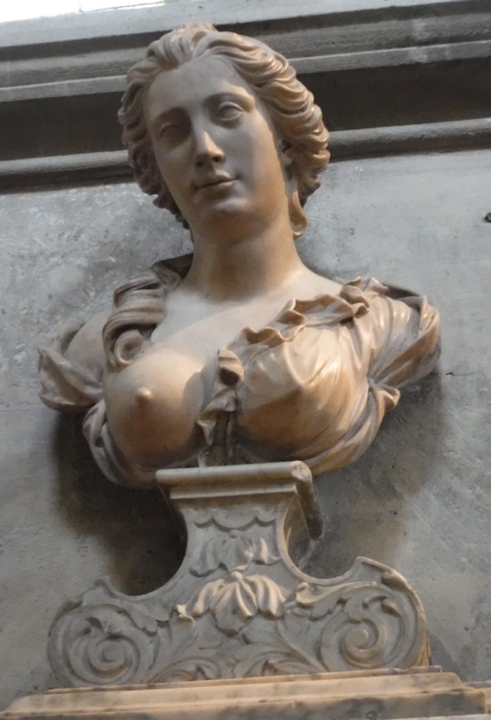 Bust in Bath Abbey