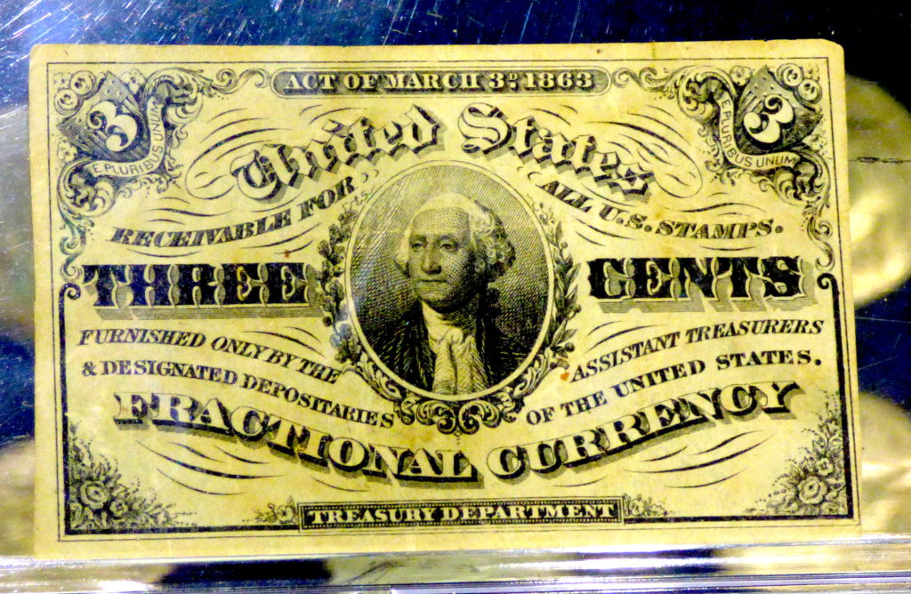 Three cent bill