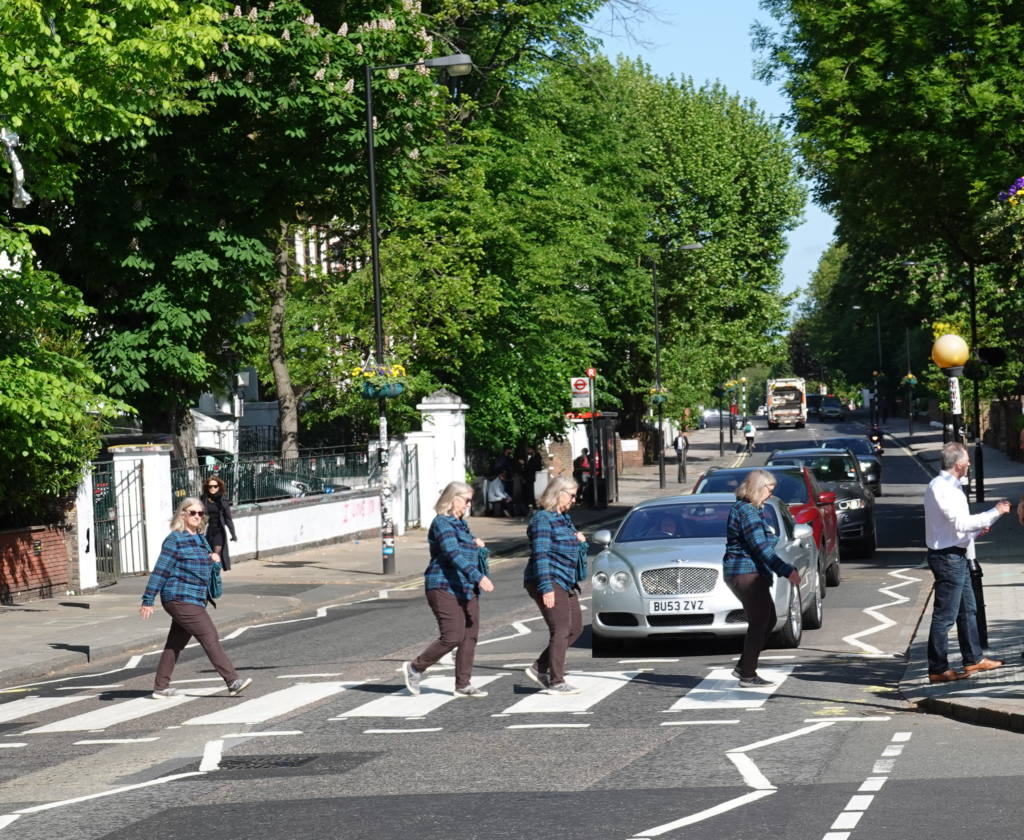 Paula at Abbey Road