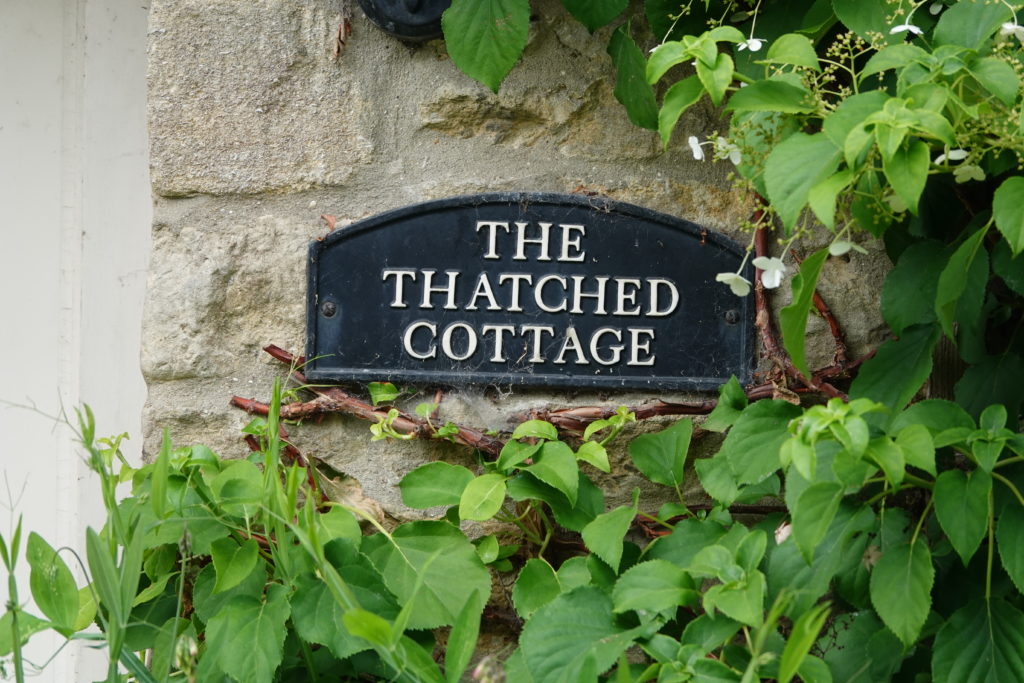Thatched Cottage Sign