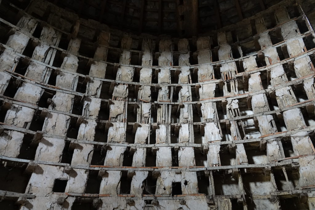 Dovecote inside