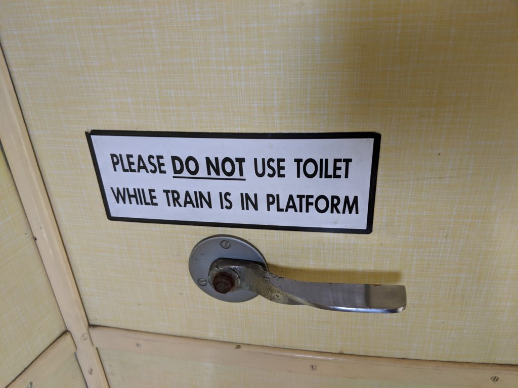 Train toilet